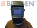 BERGEN Solar Powered LCD Welding Helmet with Auto Darkening Filter CE Approved BER2900 *Out of Stock*