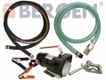 BERGEN Professional 12v Diesel Transfer Pump with Gun and Heavy Duty Hose BER5010 *OUT OF STOCK*