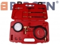 BERGEN 11 Pce Petrol Fuel Injection Pressure Test Kit 0-145psi BER5310 *Out of Stock*