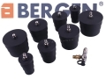 BERGEN Vorlux Turbo system Leak Tester with 4 pairs of Adaptors BER5313 *Out of Stock*