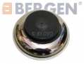BERGEN Heavy Duty Trade Quality Magnetic Parts Tray with Rubber Non Scratch Base 148mm x 25mm BER6650 *OUT OF STOCK*