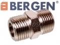 BERGEN Professional 10 Piece 3/8\" Double Male Air Fitting Pack BSPT BER8043