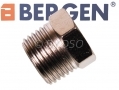 BERGEN Professional 10 Piece 3/8\" Female to 1/2\" Male Conical Air Fitting Pack BSPT BER8045 *Out of Stock*