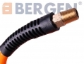 BERGEN 8mm X 15 Meters Orange Polyurethane Air Hose with  Male 1/4\" inch Fittings BER8060 *Out of Stock*