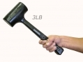 BERGEN 3 x Dead Blow Hammer Set 1lb, 2lb and 3lb BER1650 *Out of Stock*