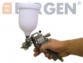 BERGEN Professional Trade Quality Gravity HVLP Fed 600ml Spray Gun with Plastic Cup- Damaged Box BER8702-RTN1(DO NOT LIST) *Out of Stock*
