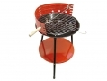 GardenKraft Portable Outdoor 14\" Round Barbeque Grill BBQ with Spit Fork BML19720 *Out of Stock*