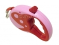 Max and Tilly 5 Metre Retractable Dog Lead Red/pink BML31810 *Out of Stock*