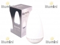 Illumini 13\" Frosted Glow Lamp in White BML43110 *Out of Stock*