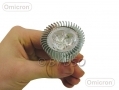 Omicron 4 Watt Halogen Replacement Spotlight Light Bulb 3 x 1.25w LED MR16 6400K Clear Non Dimmable BML49850