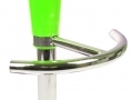 Divine Madison Hydraulic Bar Stool Style in Green 360 Degree Swivel with Highly Polished Chrome Base BML69360 *Out of Stock*