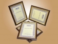 Mahogany / Gold 8" x 6" Picture Frames x 4 per Pack BM-PH-0806 *Out of Stock*