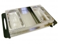 Stainless Steel 3 Pan Buffet Server and Warming Tray BS100 *Out of Stock*