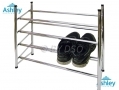 Ashley Housewares Chrome 4 Tier Extending Shoe Stand Rack 62-113cm CR228 *Out of Stock*