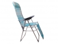 Redwood Leisure Textoline Reclining Chair in Mesh Fabric and Metal Frame and Footrest FC126 *Out of Stock*