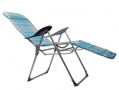 Redwood Leisure Textoline Reclining Chair in Mesh Fabric and Metal Frame and Footrest FC126 *Out of Stock*