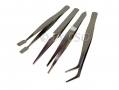 Stainless Steel 4 Piece Tweezer Set HB324 *Out of Stock*
