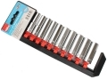 Hilka Pro Craft 10pc 3/8 inch Drive 6 Point Deep Chrome Vanadium Socket Set 10- 19 mm HIL2031002 *Out of Stock*