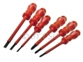 Hilka Pro Craft 6pc Fully Insulated VDE Screwdriver Set TUV and GS Approved Insulated to 1000v AC HIL33100600 *Out of Stock*