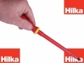 Hilka Pro Craft 175mm x 8mm Slotted  VDE Screwdriver GS TUV Approved Insulated to 1000v AC with Soft Grip HIL33800175 *Out of Stock*