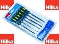 Hilka 6 pce Warding File Set Soft Grip Pro Craft HIL69780006 *Out of Stock*