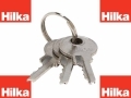 Hilka 40mm Slim Solid Brass Padlock Fully Hardened Shackle with 3 Keys HIL70750040 *Out of Stock*