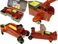 Am-Tech 2 Ton Hydraulic Trolley Jack with 2 Ton Adjustable Folding Axle Stands and Wheel Chocks AMJ05JAC *Out of Stock*