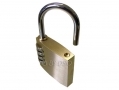 50mm 4 Tumbler Brass Combination Padlock LK022 *Out of Stock*
