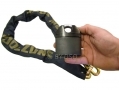 Heavy Duty 1.1m Nylon Covered Chain with Padlock for Bike, Motorbike Security LK074 *Out of Stock*