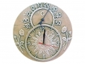 Outdoor Terracotta Clock and Thermometor OC201  *OUT OF STOCK*