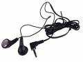 Omega Black Super Bass Earphones 3.5 mm Nickel Plug 1.2 m Meter Cable OM10016 *Out of Stock*