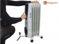 Kingavon Oil Filled 5 Fin 1kW Radiator Heater with Three Heat Settings OR098 *Out of Stock*
