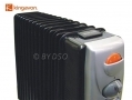 Kingavon Oil Filled 11 Fin 2.5kW Slim line Radiator Heater with Turbo Fan and Timer OR112 *Out of Stock*