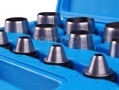Professional 14 Pc Hole Punch Set 5 to 35 mm Rubbers Leathers Plastics PN166 *Out of Stock*