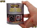 RUSTINS Professional Trade Quality Hardware High Heat Silver Paint 500ml RSHRSI500 *Out of Stock*