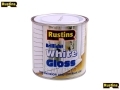 RUSTINS Professional Trade Quality Hardware White Gloss 250ml RSWHIG250 *Out of Stock*