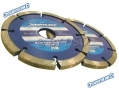 Silverline 2 Pack Diamond Disk Mortar Rake 115mm x 22mm x 6mm SIL807350 *Out of Stock*