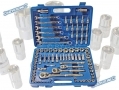 Silverline Professional Comprehensive 90 Piece Mechanics Socket Tool Set SIL868818 *Out of Stock*