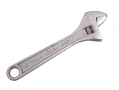 8\" Drop Forged Steel Satin Chrome Finished Adjustable Spanner SP051 *Out of Stock*