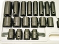 38 Piece 1/2  and 3/8 inch Standard and deep Impact sockets SS128 *Out of Stock*