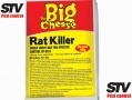 THE BIG CHEESE Rat Killer Cut Wheat Bait Rodenticide Sachet 100g STV124NP *Out of Stock*