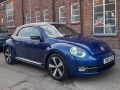 2014 VW Beetle 1.4 TSi Petrol 160 Sports Blue Tan Hood Beige Leather Climate Park Sensors Front Rear Heated Seats 56,000 miles FSH SW14DZE