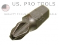 US PRO Professional 10 Piece PH2 x 25mm Ribbed Phillips Head Bits US0069 *Out of Stock*