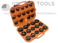 US PRO Trade Quality 31pc Oil Filter Removal Master Socket Set US0177 *Out of Stock*