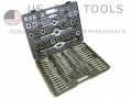 US PRO 110pc Engineers Trade Quality Metric Tungsten Tap and Die Set US2514 *Out of Stock*