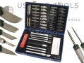 US PRO 48 Piece Precision Hobby Knife Set in Clasped Case US0502 *Out of Stock*