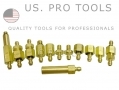 US PRO Professional Comprehensive 42 Piece Fuel Injection Pressure Test Kit US0688 *Out of Stock*
