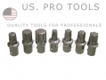 US PRO Professional 9 Piece Door Hinge Removal and Installation Set US0818 *Out of Stock*