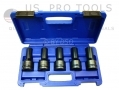 US PRO TOOLS Professional 5 Piece 3/4\" inch Star E Impact Sockets for BMW N47, N57, M47, M57 and HGV US0945