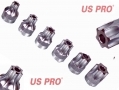 US PRO 6 Pce 1/2 inch Tamper Proof Torx Bit Socket Set T55 - T100 US1144 *Out of Stock*